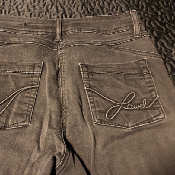 Laurèl Tabea Cropped Black Jeans Sz 6 - Picture 6 of 15